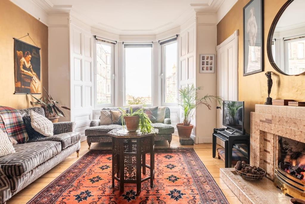 Holyrood Park: Lush & Arty 2 Double Bed Flat Appartement *